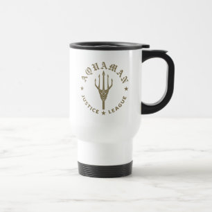 Justice League Emblem i Aquaman Retro Trident Resemugg