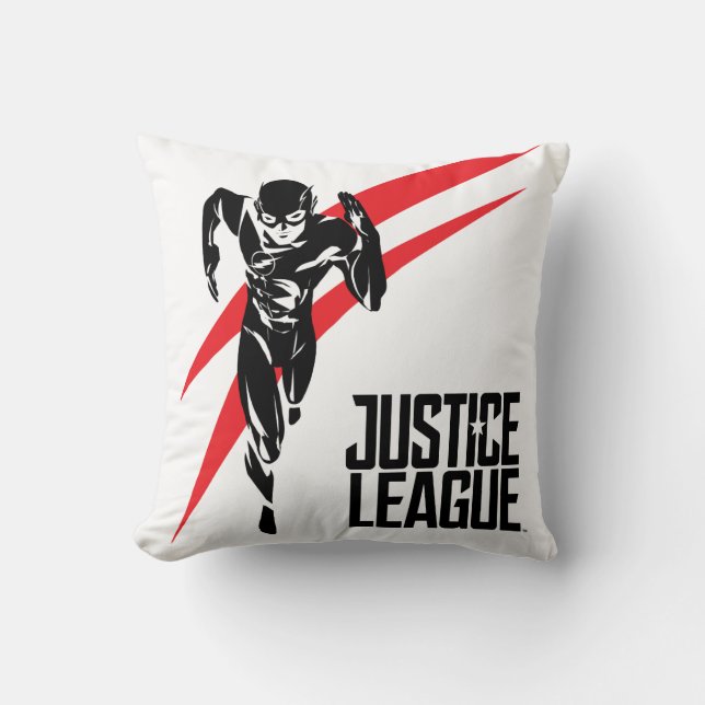 Justice League | Flash Running Noir-filmklipp Kudde (Framsida)