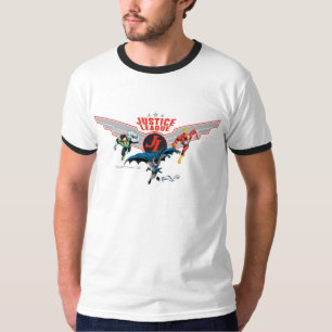 Justice League Flying Luft Badge and Heroes Tröja