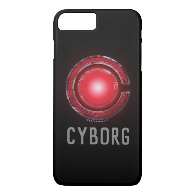 Justice League | Glowing Cyborg Symbol Case-Mate iPhone Skal (Baksida)