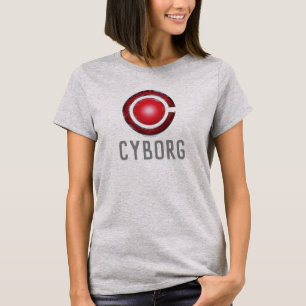 Justice League Glowing Cyborg Symbol T-shirt