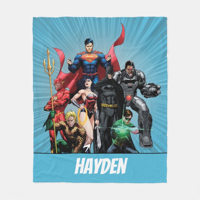 Justice League - Group 2 Fleecefilt (Framsidan)