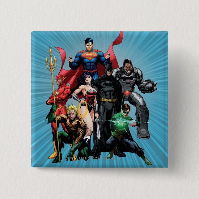 Justice League - Grupp 2 Knapp (Framsida)