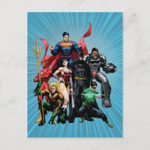 Justice League - Grupp 2 Vykort
