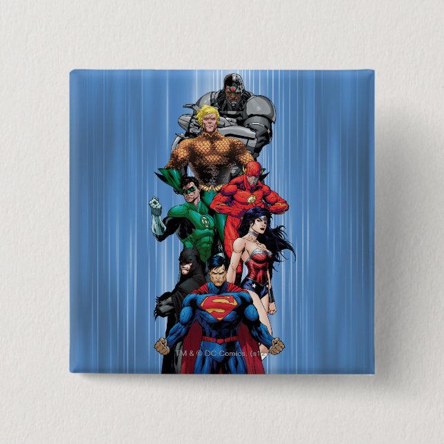 Justice League - Grupp 3 Knapp (Framsida)