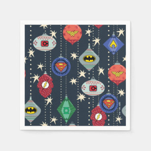 Justice League Helgdag Bauble Mönster Pappersservett