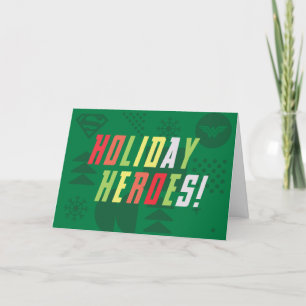 Justice League Helgdag Heroes Graphic Helgkort