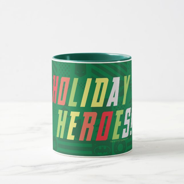 Justice League Helgdag Heroes Graphic Mugg (Center)