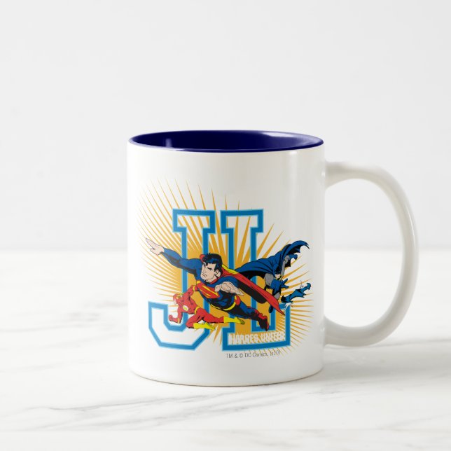 Justice League Heroes United Två-Tonad Mugg (Höger)