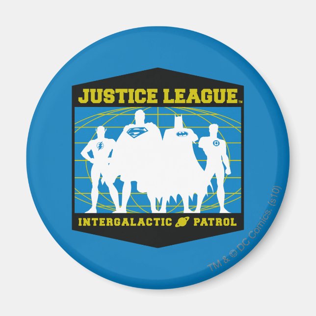 Justice League Intergalactic Patrol Magnet (Framsidan)