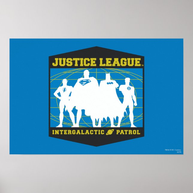 Justice League Intergalactic Patrol Poster (Framsidan)