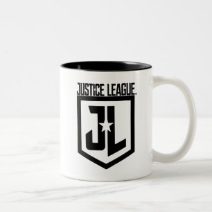 Justice League JL Shield Två-Tonad Mugg