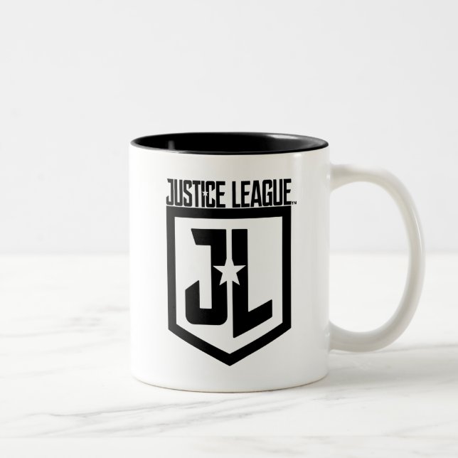 Justice League | JL Shield Två-Tonad Mugg (Höger)