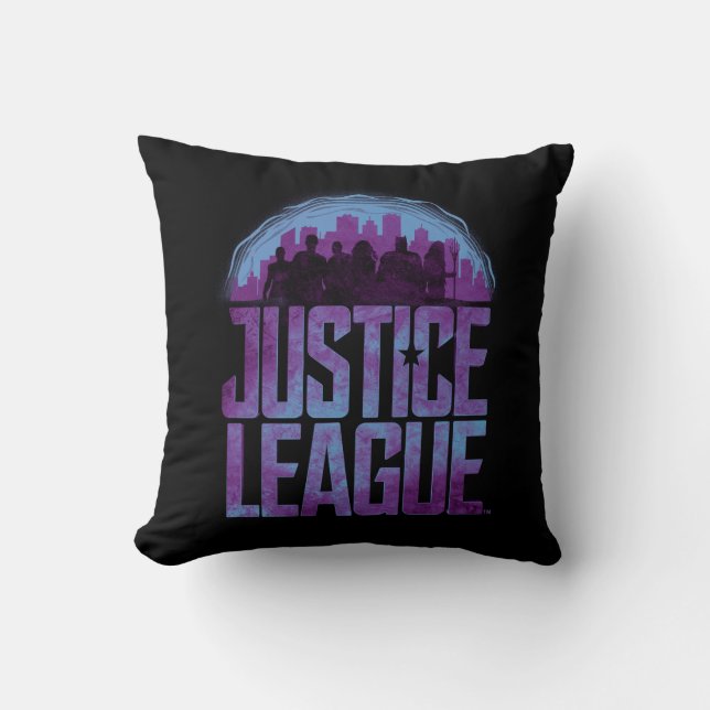 Justice League | Justice League City Silhouette Kudde (Framsida)