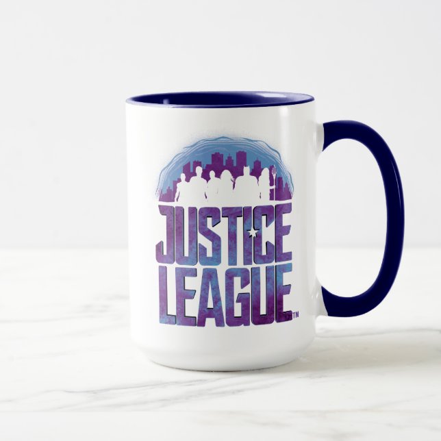 Justice League | Justice League City Silhouette Mugg (Höger)