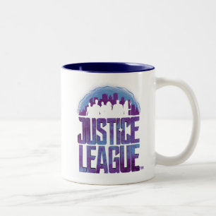 Justice League Justice League City Silhouette Två-Tonad Mugg