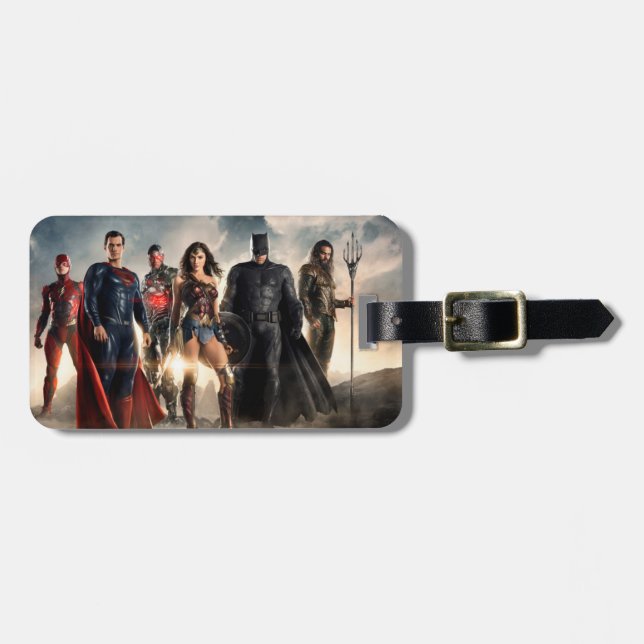 Justice League | Justice League on Battlefield Bagagebricka (Horisontell Framsida)