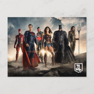 Justice League   Justice League on Battlefield Vykort