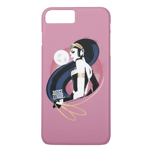 Justice League |  kvinnoprofilsartikel Case-Mate iPhone Skal (Baksida)