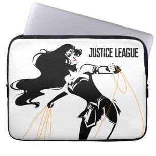 Justice League kvinnor med lasso-poppsten Laptop Sleeve