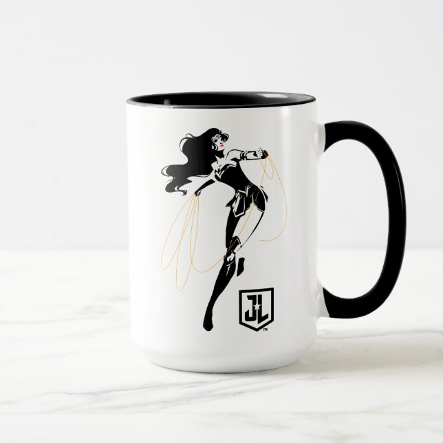 Justice League |  kvinnor med lasso-poppsten Mugg (Höger)
