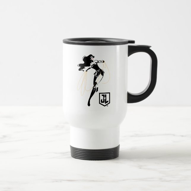 Justice League |  kvinnor med lasso-poppsten Resemugg (Höger)