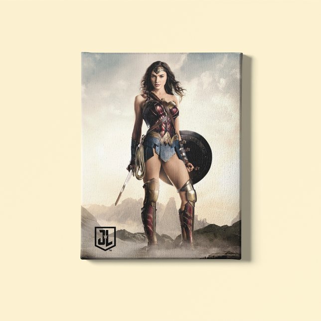 Justice League |  kvinnor på attlefield Canvastryck (Skapare uppladdad)