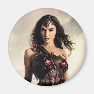 Justice League    kvinnor på attlefield Magnet