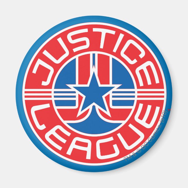 Justice League Logotyp Magnet (Framsidan)