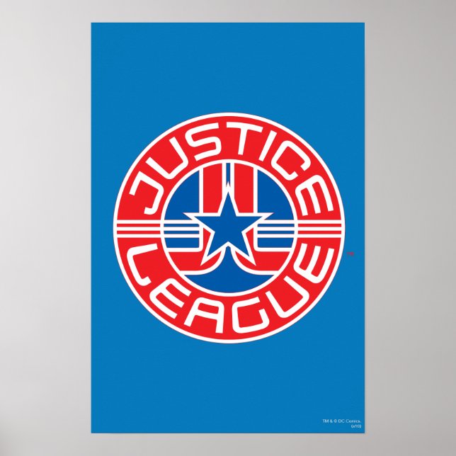 Justice League Logotyp Poster (Framsidan)