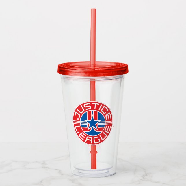 Justice League Logotyp Take Away Mugg (Framsida)