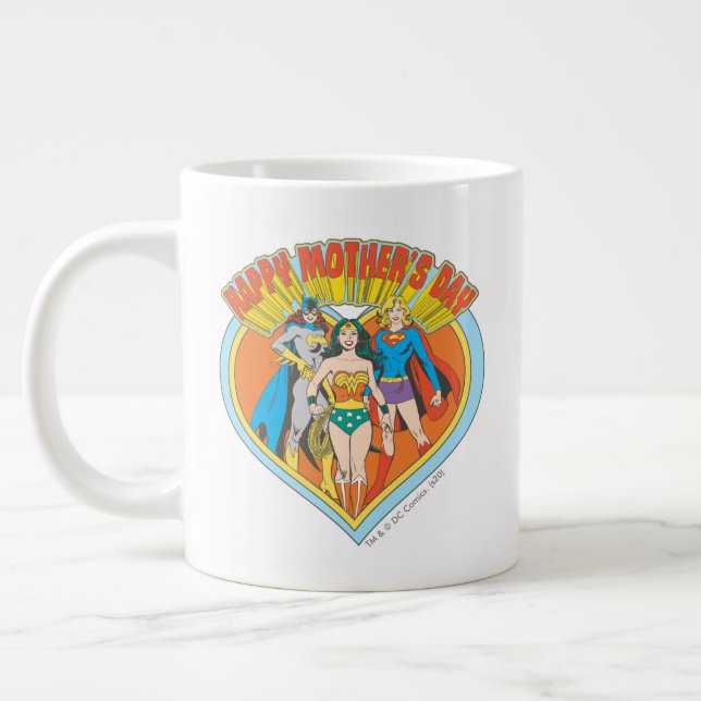 Justice League | LYCKLIG MORS DAG Jumbo Mugg (Vänster)