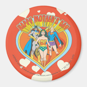 Justice League LYCKLIG MORS DAG Magnet