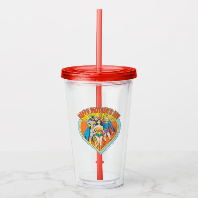 Justice League | LYCKLIG MORS DAG Take Away Mugg (Framsida)