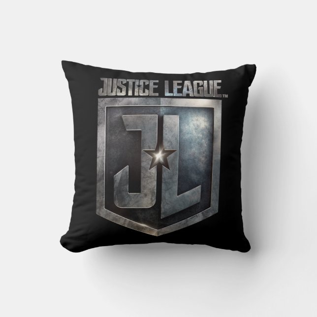Justice League | Metallic JL Shield Kudde (Framsida)
