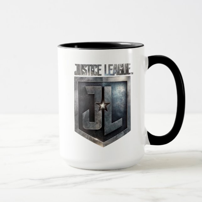 Justice League | Metallic JL Shield Mugg (Höger)
