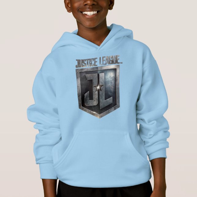 Justice League | Metallic JL Shield T-shirt (Framsida)