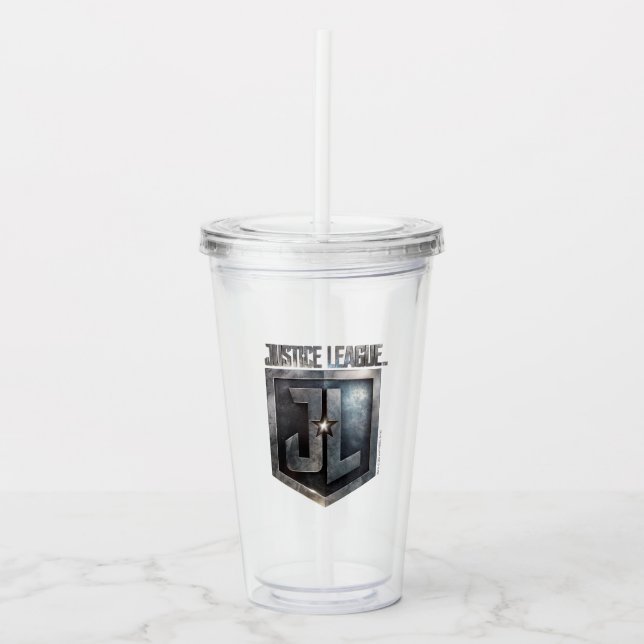 Justice League | Metallic JL Shield Take Away Mugg (Framsida)