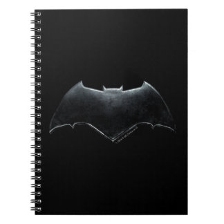 Justice League | Metallisk Batman-symbol Anteckningsbok
