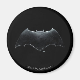 Justice League Metallisk Batman-symbol Magnet