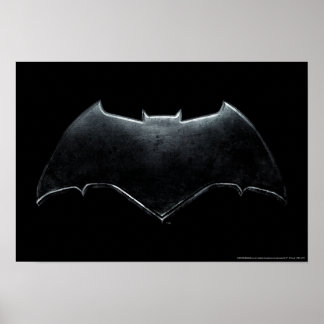 Justice League | Metallisk Batman-symbol Poster