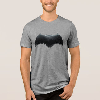 Justice League | Metallisk Batman-symbol Tee Shirt
