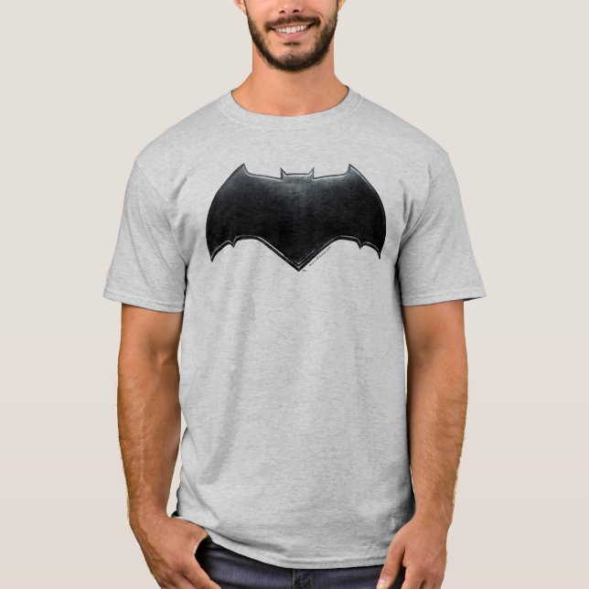 Justice League | Metallisk Batman-symbol Tröja (Framsida)