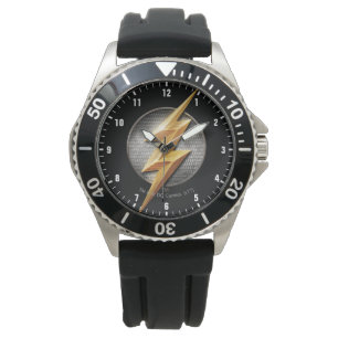 Justice League   Metallisk boltsymbol i Flash Armbandsur