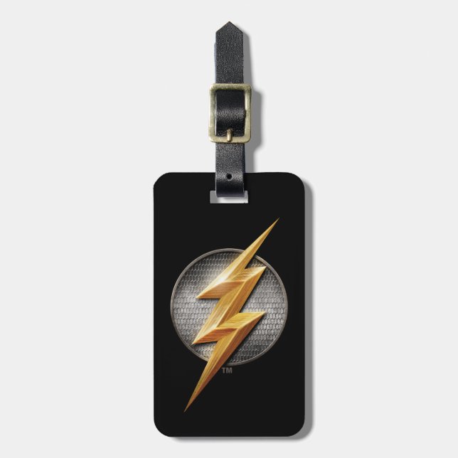 Justice League | Metallisk boltsymbol i Flash Bagagebricka (Vertikal Framsida)