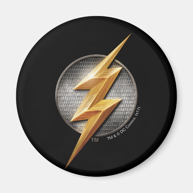 Justice League | Metallisk boltsymbol i Flash Magnet (Framsidan)