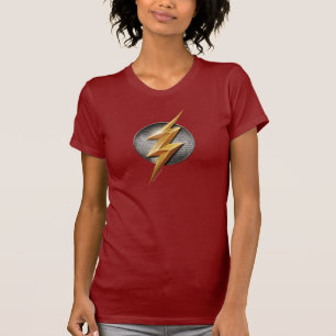 Justice League Metallisk boltsymbol i Flash Tee