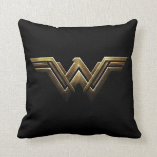 Justice League Metallisk kvinnosymbol Kudde