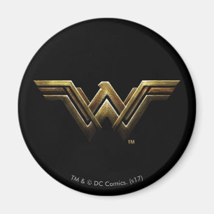 Justice League Metallisk kvinnosymbol Magnet