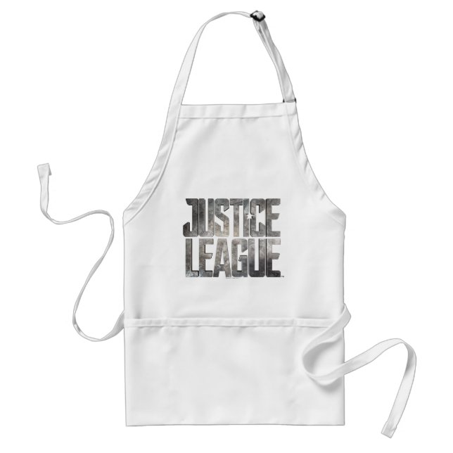 Justice League | Metallisk Logotyp för Rättsligt f Förkläde (Framsidan)